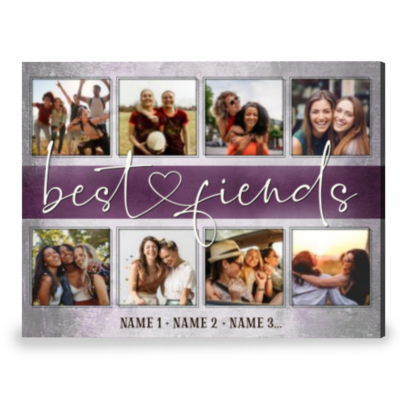 Personalized Gift For Best Friend Christmas Gift Idea For Best Friend Canvas Print