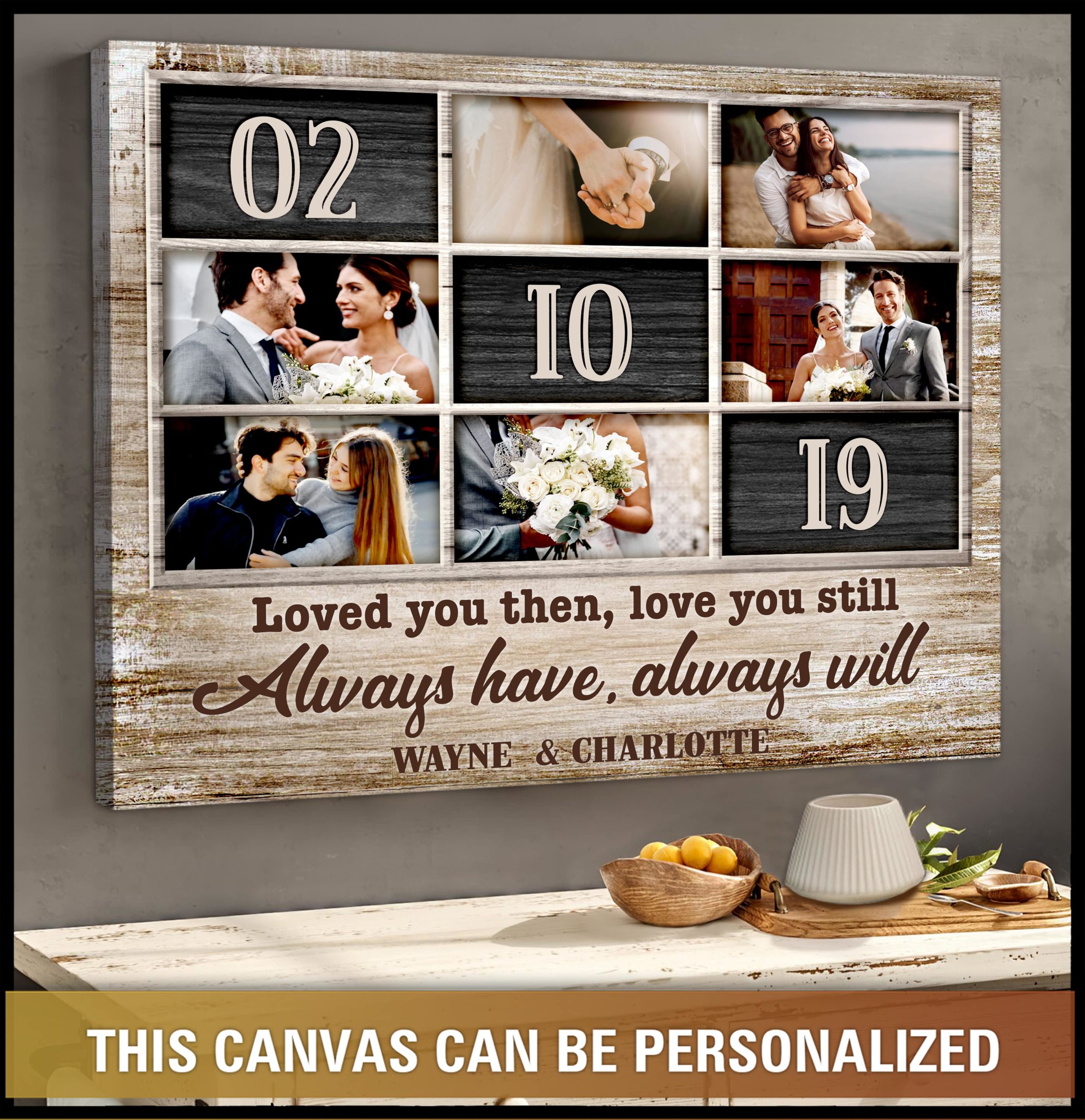 Christmas Gift For Couple Who Has Everything Custom Canvas Picture Frames -  Oh Canvas