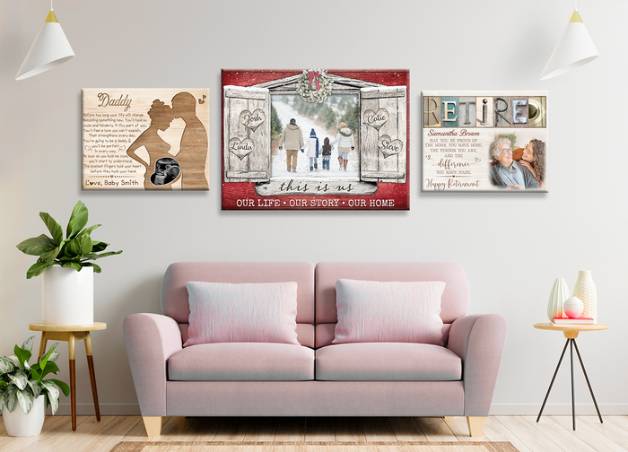 Make Your Own Custom Hanging Canvas Print