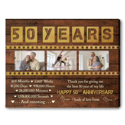 personalized 50th wedding anniversary gift for husband for wife 01
