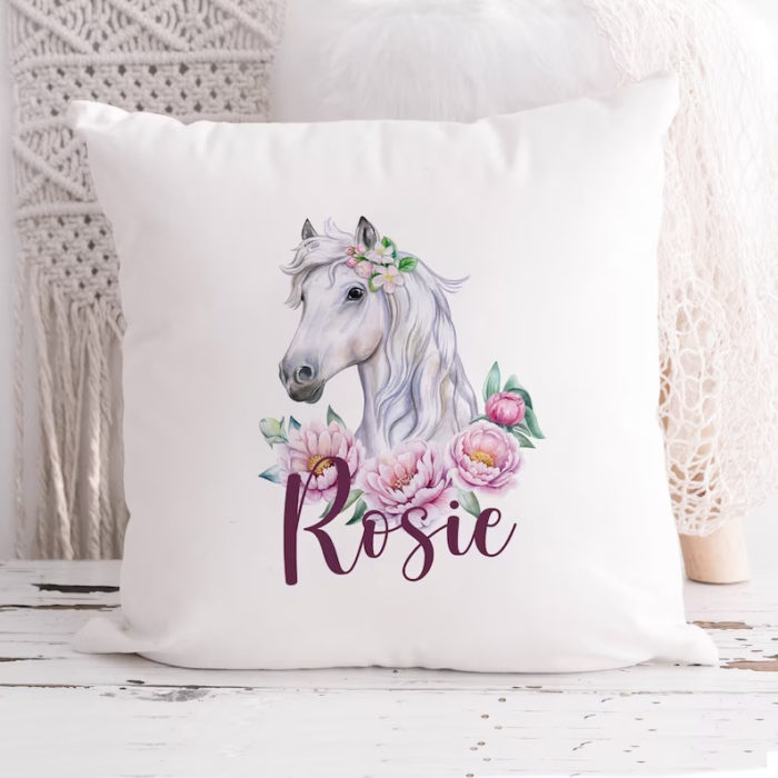 Customized Horse Cushion - Inexpensive Gifts For Horse Lovers