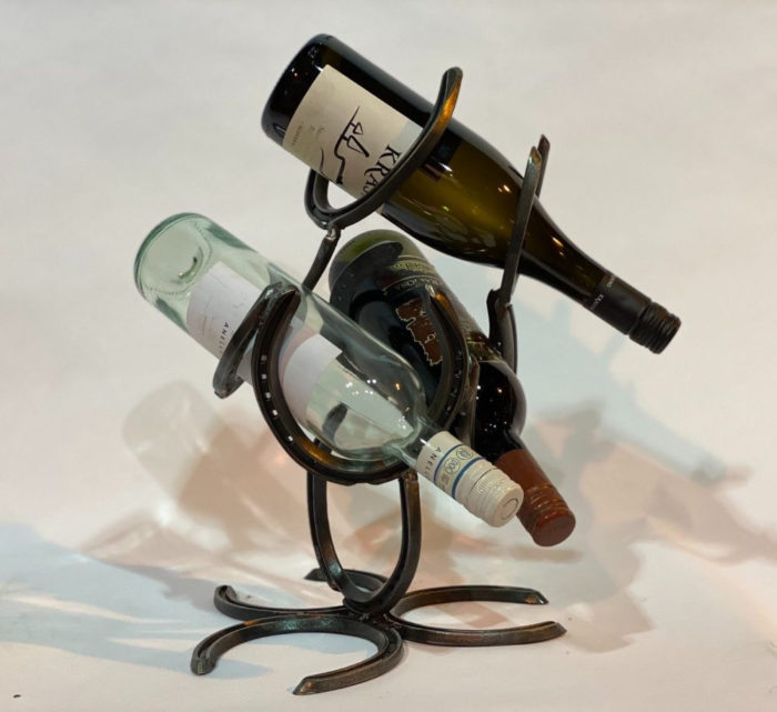 Horse Shoe Wine Rack - Unique Gifts For Horse Lovers