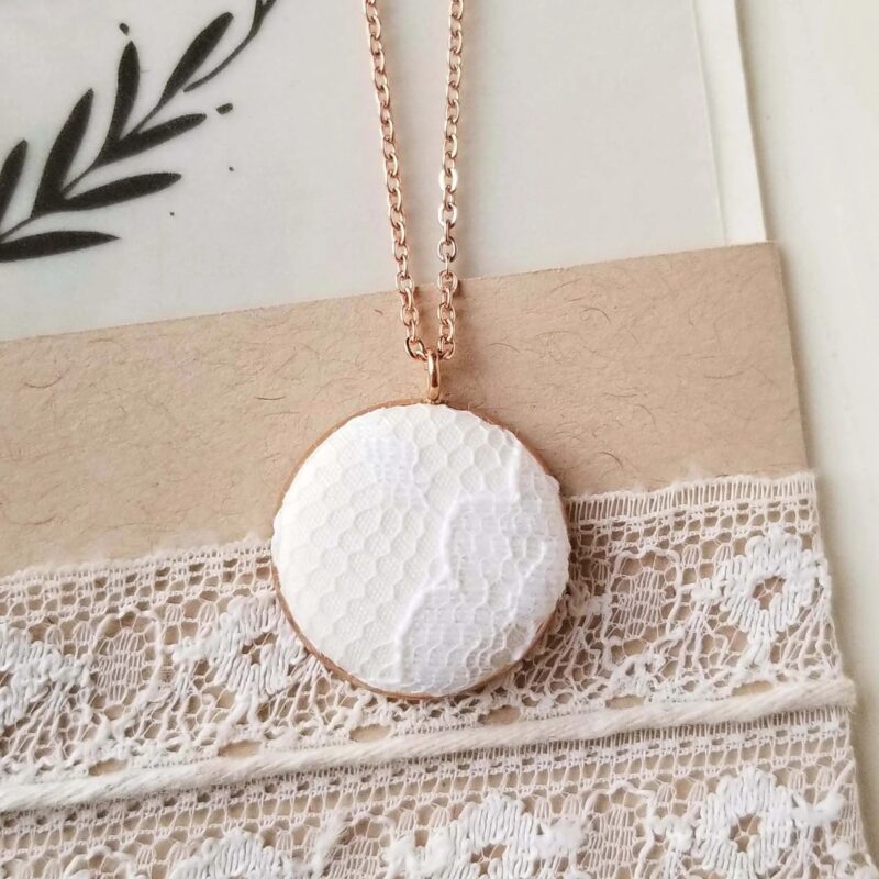 Lace locket necklaces are quality 8 year anniversary gift ideas