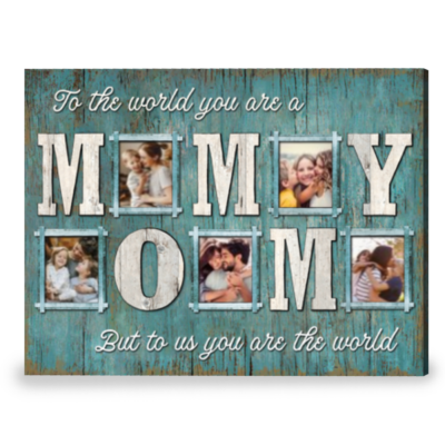 Best Christmas Gift For Mom Personalized Mom Gift Canvas Print