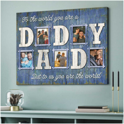 Best Christmas Gift For Dad Personalized Dad Gift Canvas Print