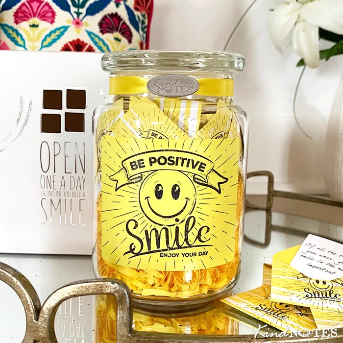 Best Birthday Gifts for Boyfriend - KindNotes: Jar of SMILES