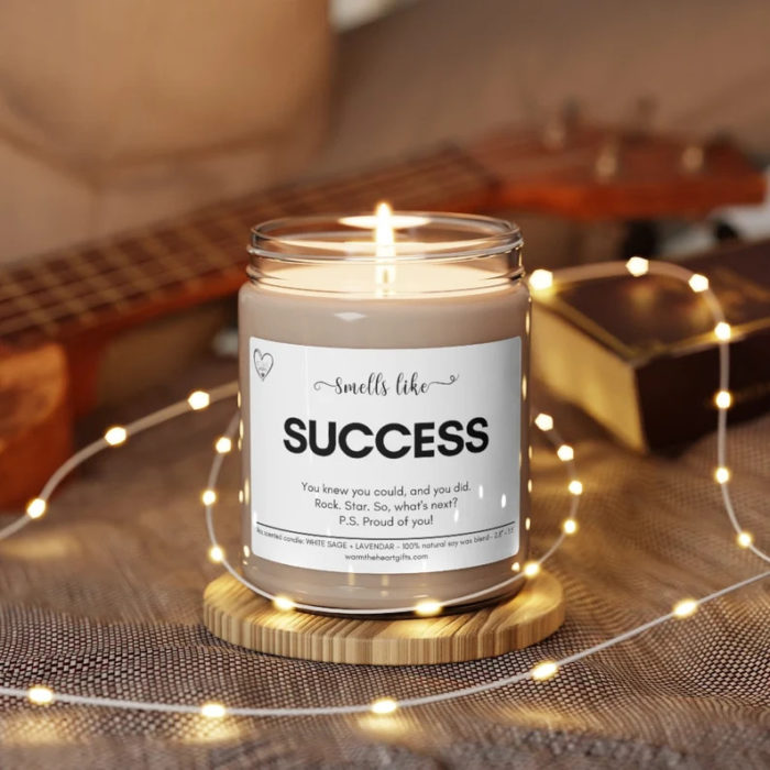 &Quot;Sucess&Quot; Candle