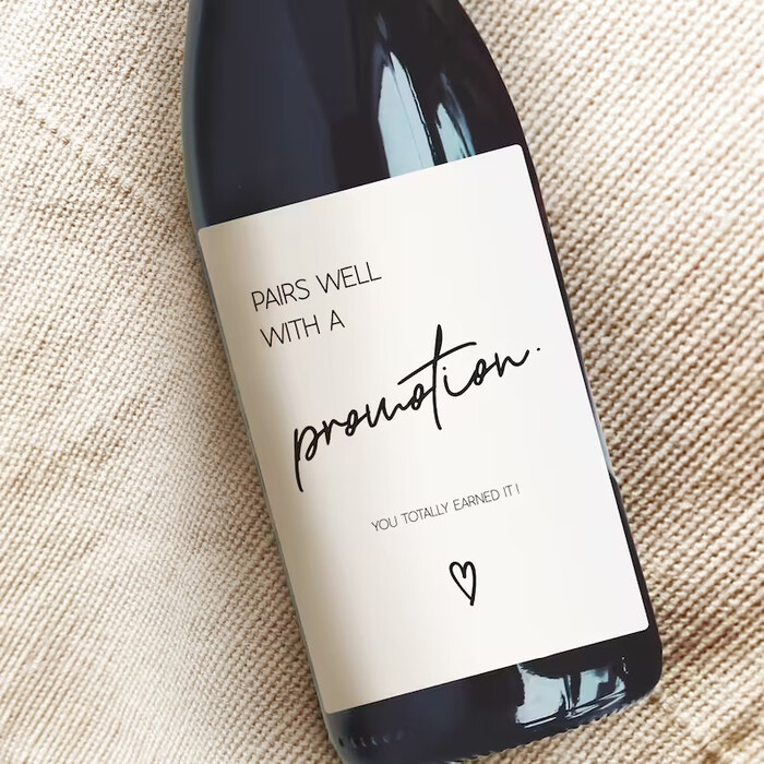 Promotion Wine Bottle Label 