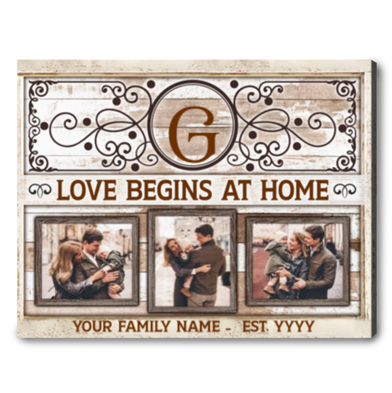 Unique Christmas Gifts For Family Rustic Family Wall Decor Oh Canvas