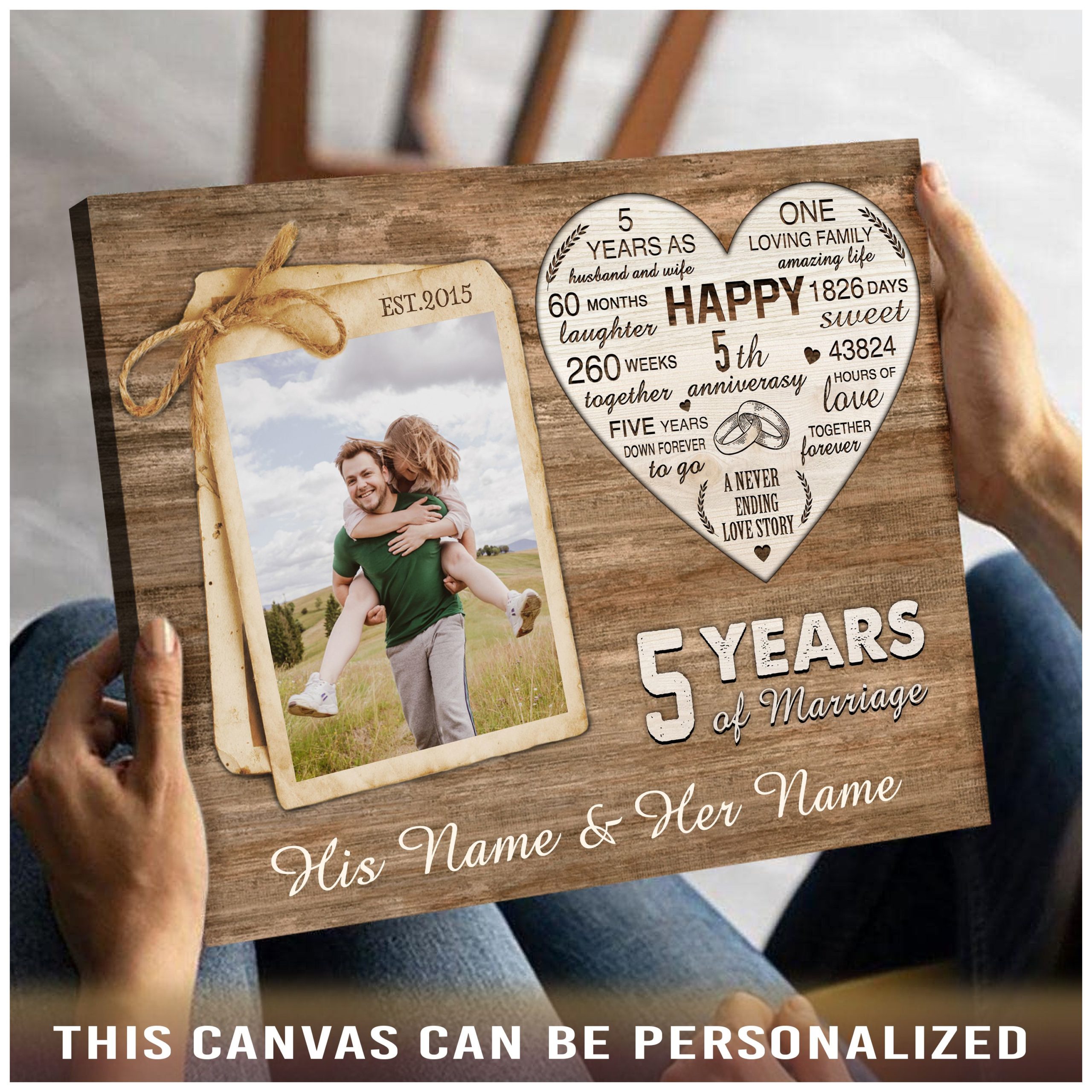 PERSONALISED 25th Anniversary Gift Husband Wife Mum Dad Silver Wedding 25  Years | eBay