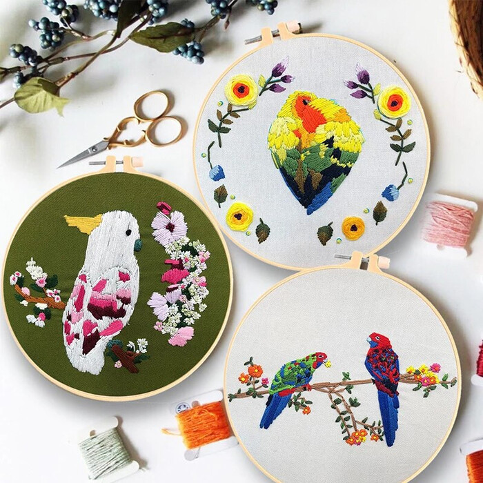 Animal Embroidery Kit 