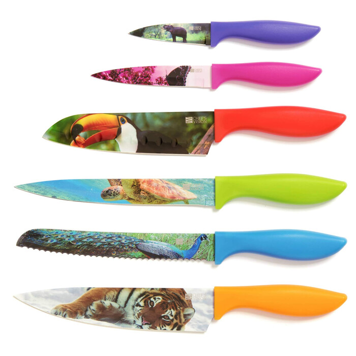 Wildlife Kitchen Knife Set In Gift Box