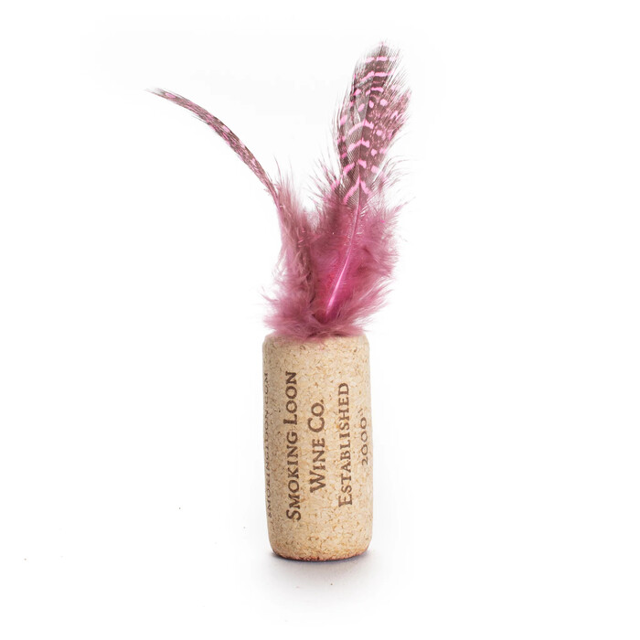 Feather Wine Cork Toy