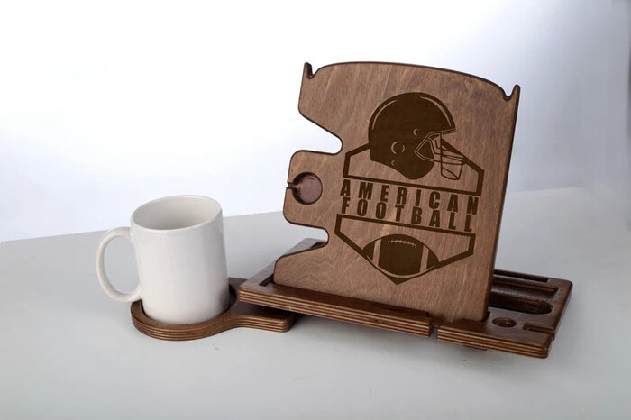 Custom Football Docking Station - Gifts For Football Fans