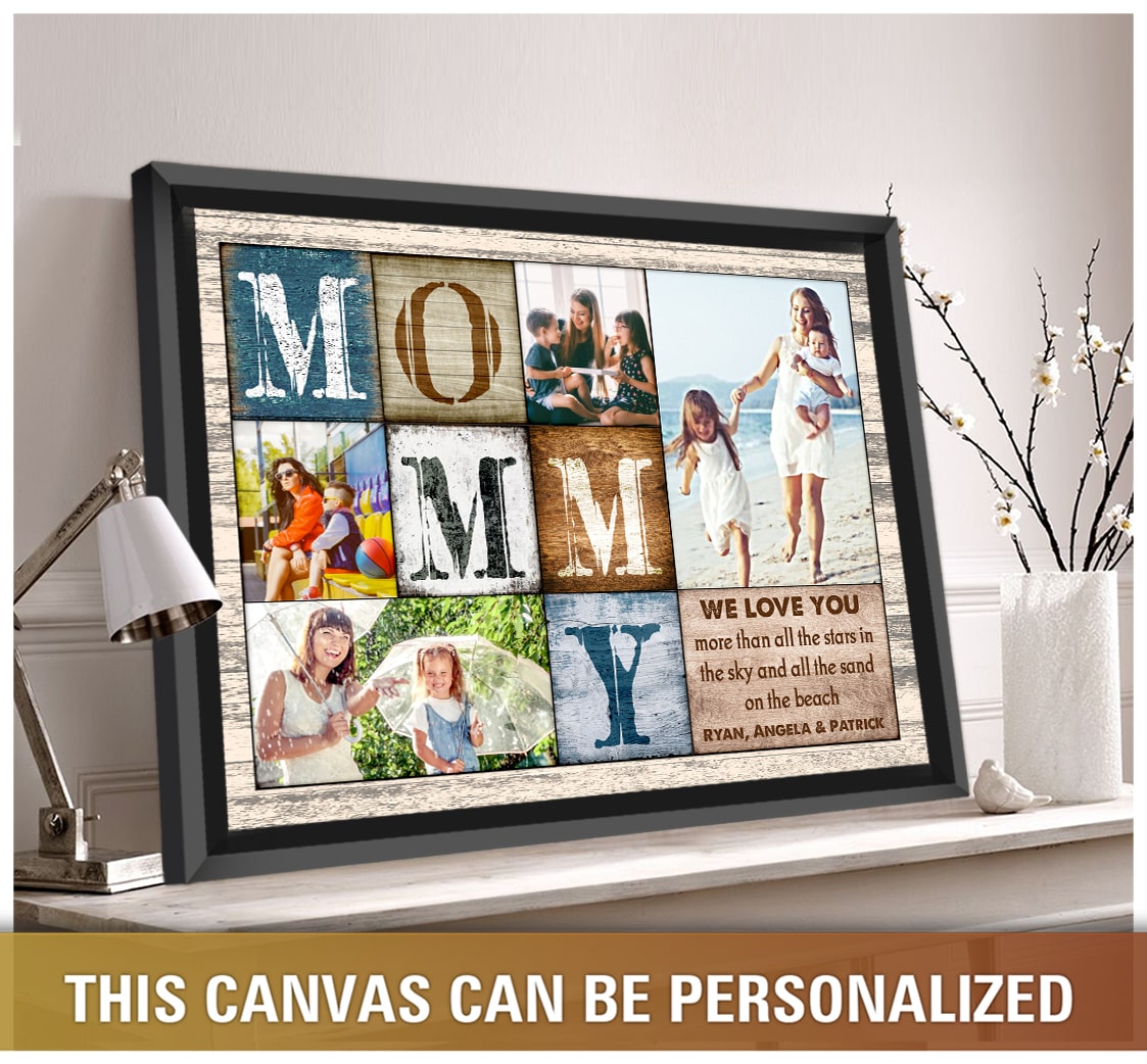 Best Gift For Mom For Christmas Personalized Canvas For Mom - Oh Canvas
