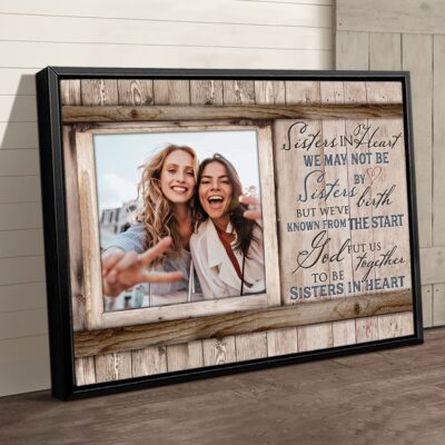 Unique Christmas Gift To Best Friend Female Custom Gift For Soul Sister Canvas Print