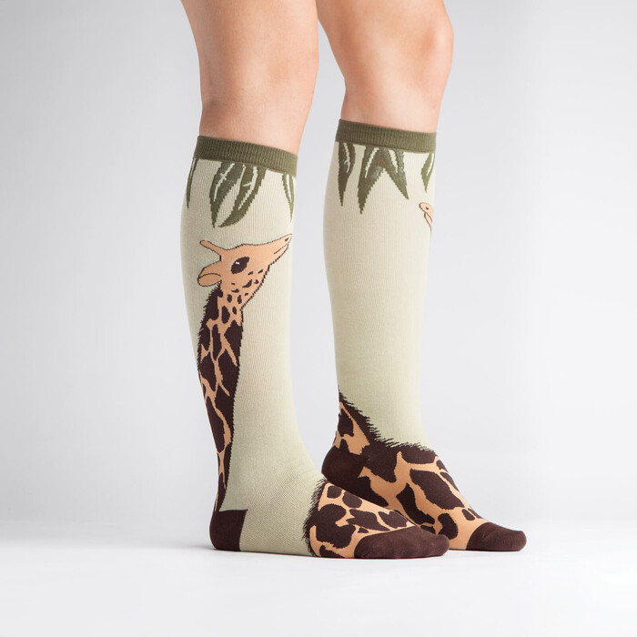 Giraffe Print Socks
