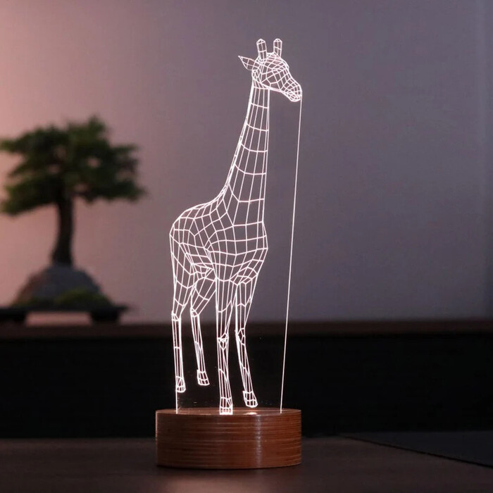 Giraffe 3D Light - gifts for giraffe lovers