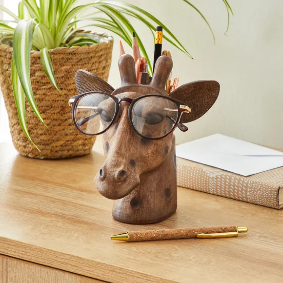 Wooden Sunglasses Holder