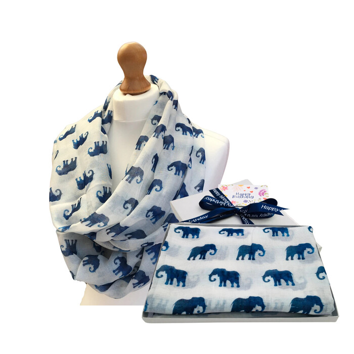 Elephant Scarf - gifts for elephant lovers