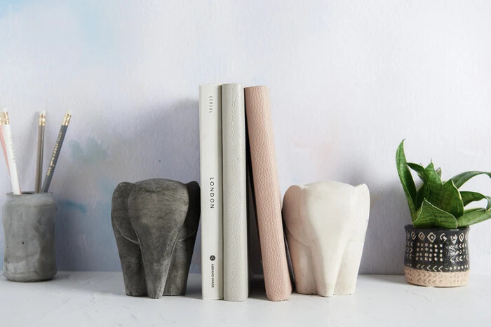 Elephant Bookends