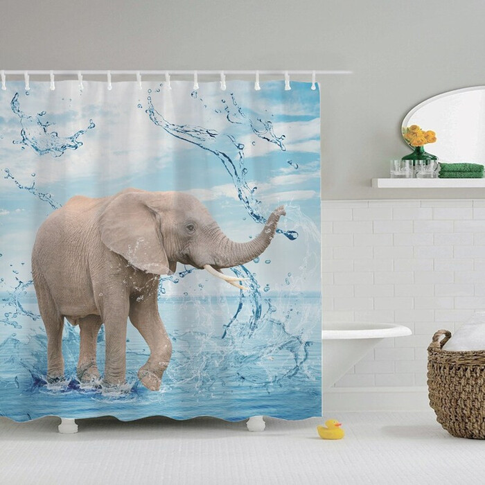 Elephant Shower Curtains