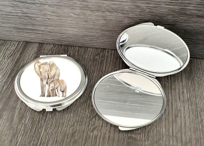 Personalized Elephant Compact