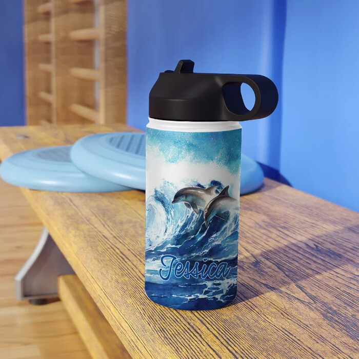 Dolphin Water Bottle - Gifts For Dolphin Lovers