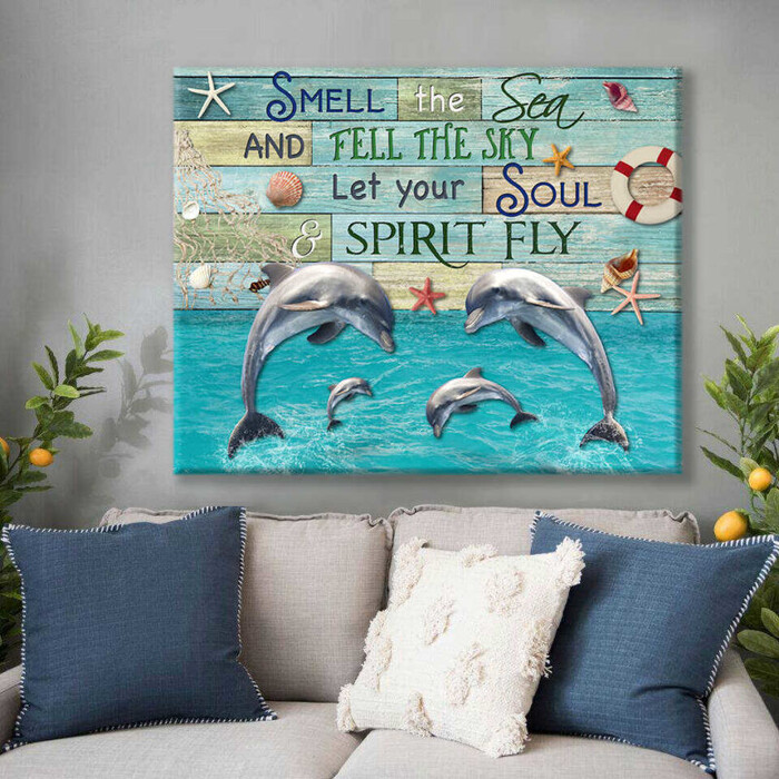 Dolphin Beach Wall Art