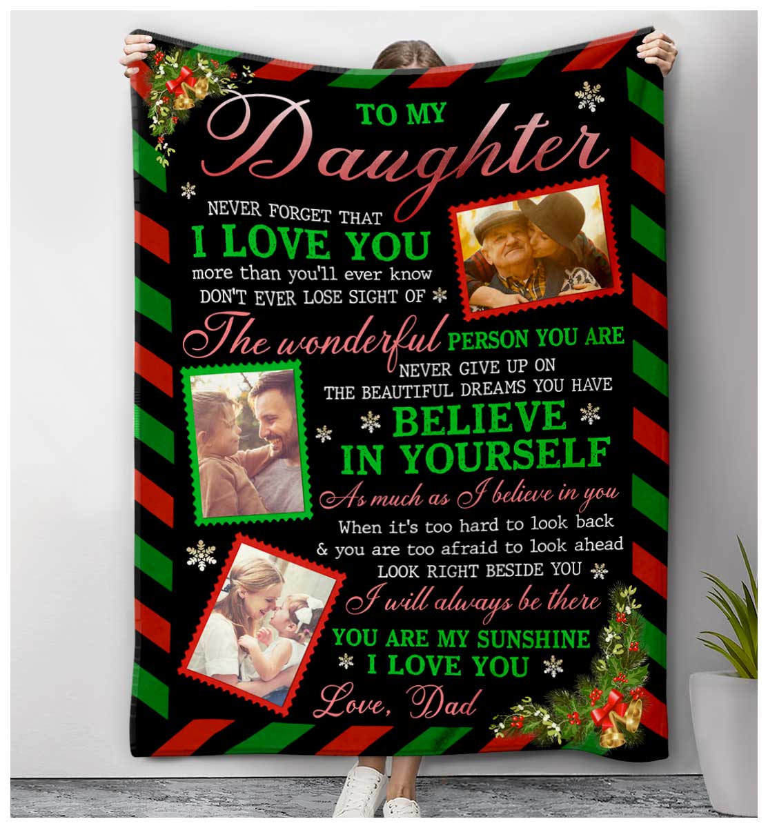 Letter to Mom and Dad from Daughter - Christmas Personalized Gifts Cus —  GearLit