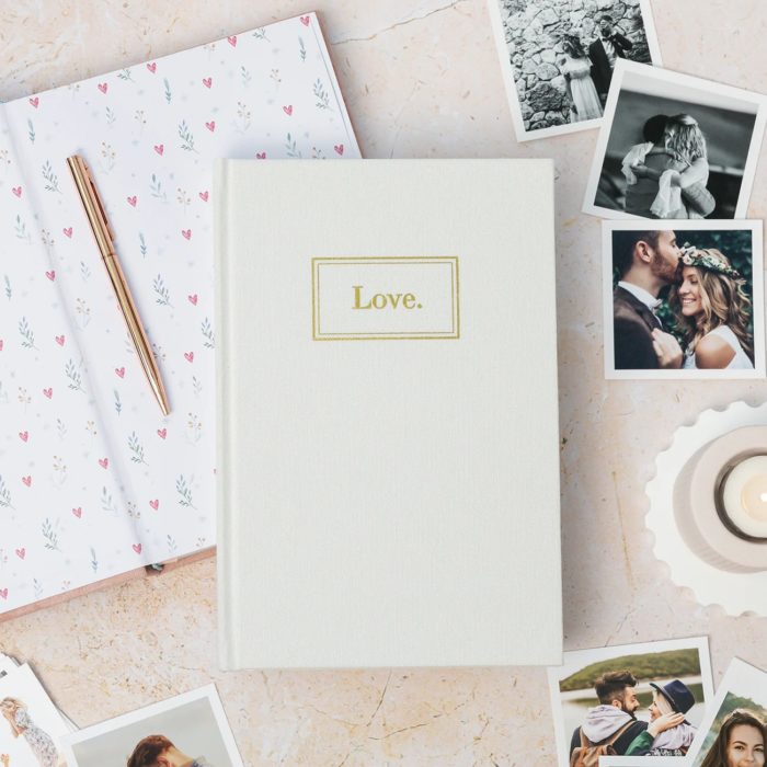 Love journal for a sentimental wedding present