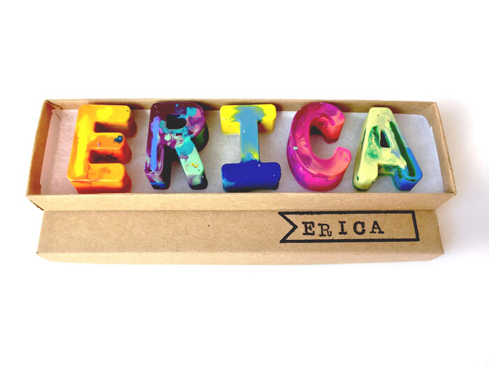 Custom Name Crayons and gook book - Christmas gift ideas for little daughter