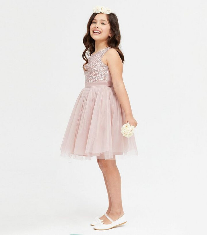 Pink Sequin Dress - Christmas gift ideas for little daughter that she'll love 