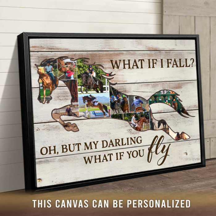 Photo Collage Canvas Art - Personalized Gifts For Horse Lovers