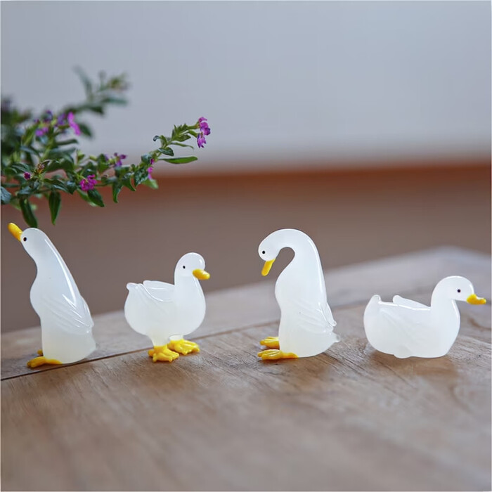 Glass Sculpture - Gifts For Duck Lovers