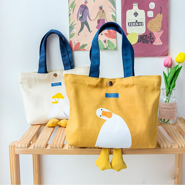 Cute Tote Bag - Duck Gift Ideas