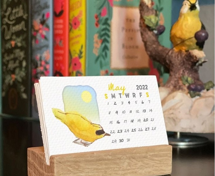 Gifts For A Bird Lover - Birds Mini Calendar