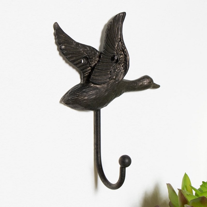 Gifts For Bird Lovers - Cast Iron &Quot;Bird&Quot; Coat Hooks