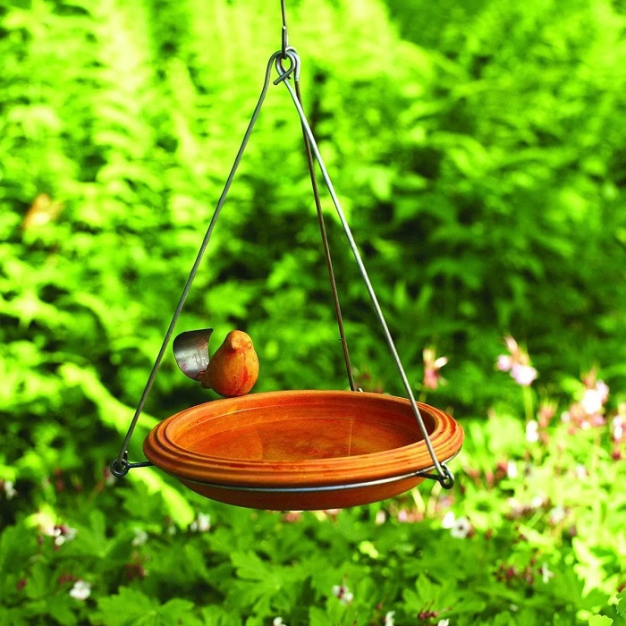 gift ideas for bird lovers- Hanging Bird Bath