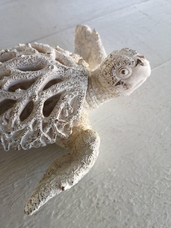 Sea Turtle Statue Stone turtle tank decor Sea turtle Aquatic Turtle Lovers  Gift