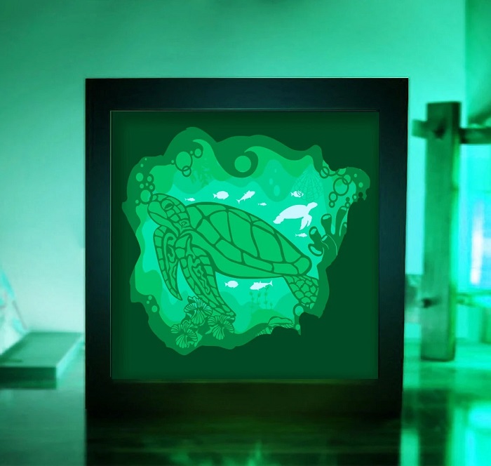 Turtle Lovers Gifts - Turtle Shadow Lamps