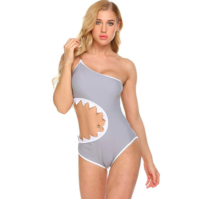 Shark Bite Swimsuit - Gifts For Shark Lovers