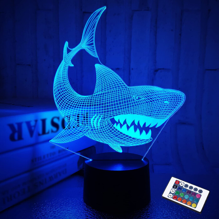 3D Shark Light: cute shark gifts