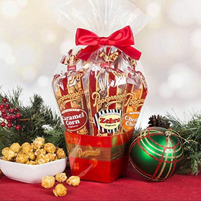 Popcorn Gift Basket - Christmas Gift For Boss