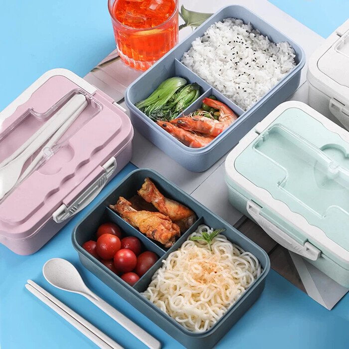 Lunch Box and Cutlery Set