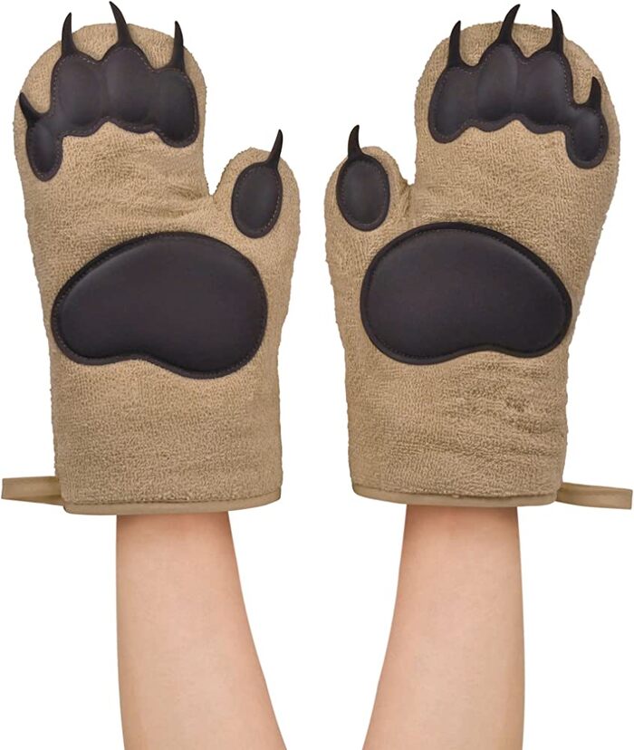 Bear Oven Mitts - Funny Christmas Gifts For Men