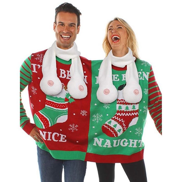 Funny Boob Scarfs For Christmas - Funny Christmas Gifts For Men
