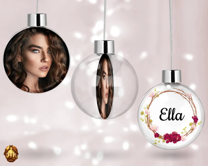 Photo Personalized Ornament On Christmas Tree - Best Gifts For Adult Daughter On Christmas