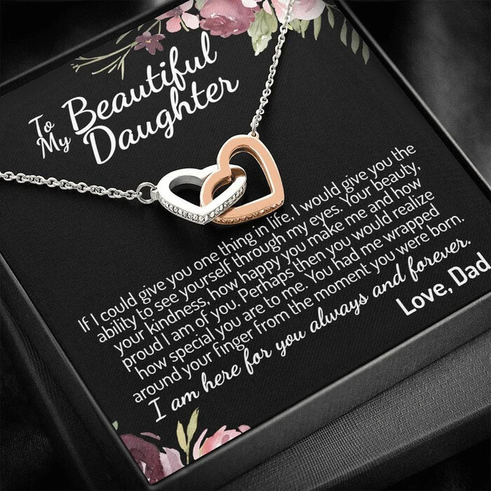 To My Daughter Necklace - gift for your daughter from dad