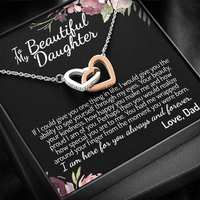 To My Daughter Necklace - Gift For Your Daughter From Dad